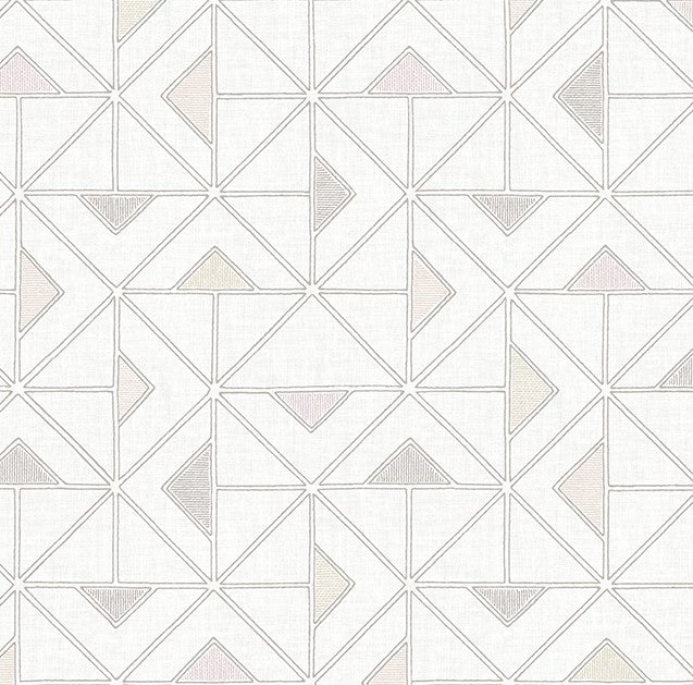 4074-26637 Jekyl Neutral Triangles Wallpaper