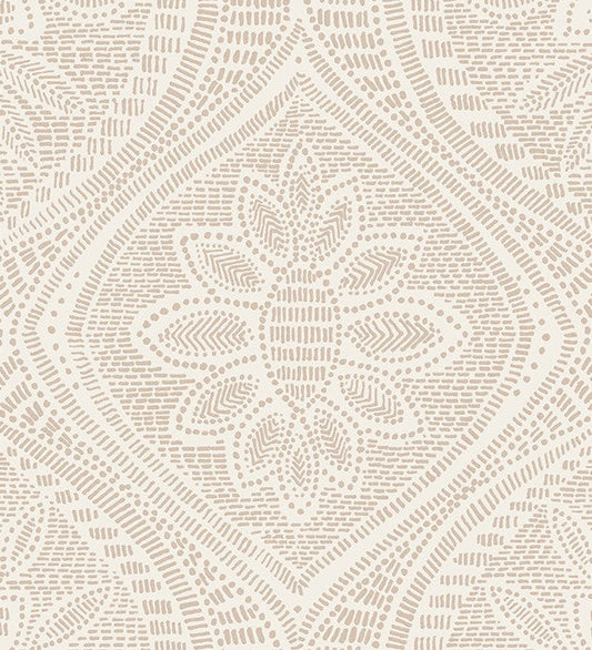 4074-26640 Scout Blush Floral Ogee Wallpaper