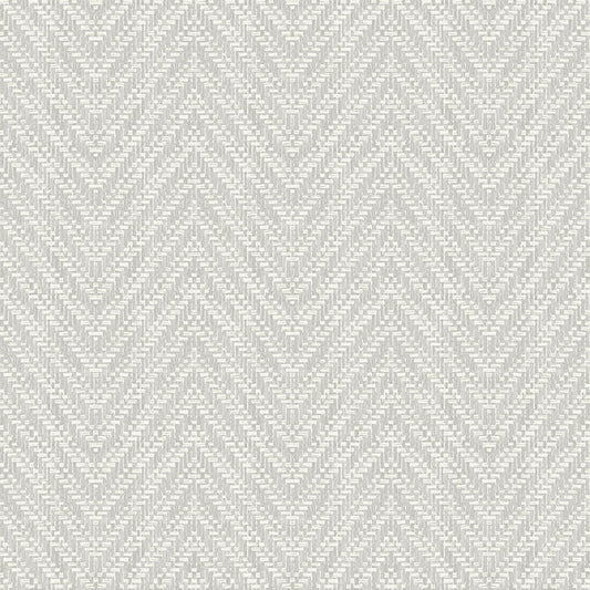 4074-26652 Glynn Light Grey Chevron Wallpaper