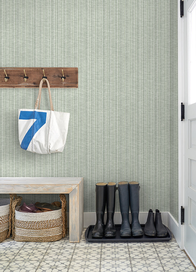 4074-26655 Simon Green Woven Texture Wallpaper
