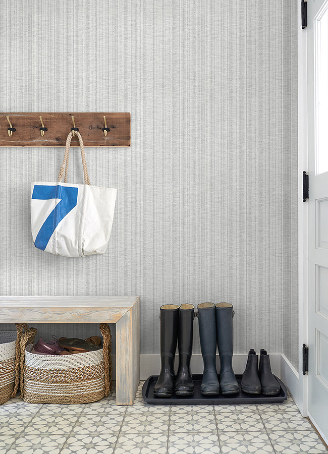 4074-26660 Simon Light Grey Woven Texture Wallpaper