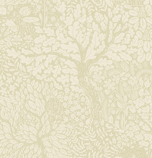 4080-83109 Olle Neutral Forest Sanctuary Wallpaper