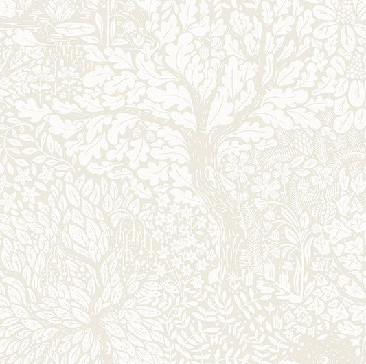 4080-83111 Olle Cream Forest Sanctuary Wallpaper