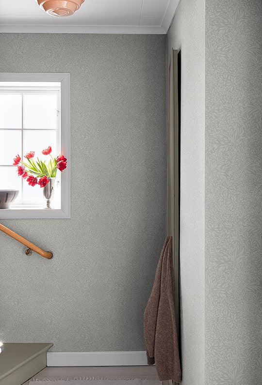 4080-92116 Kristina Light Grey Botanical Wallpaper