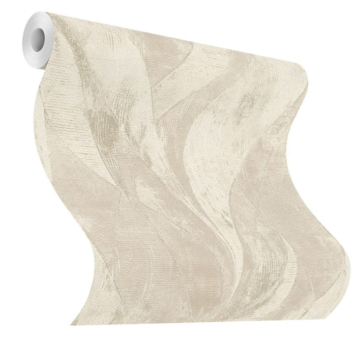 4096-520033 Blake Light Grey Leaf Wallpaper