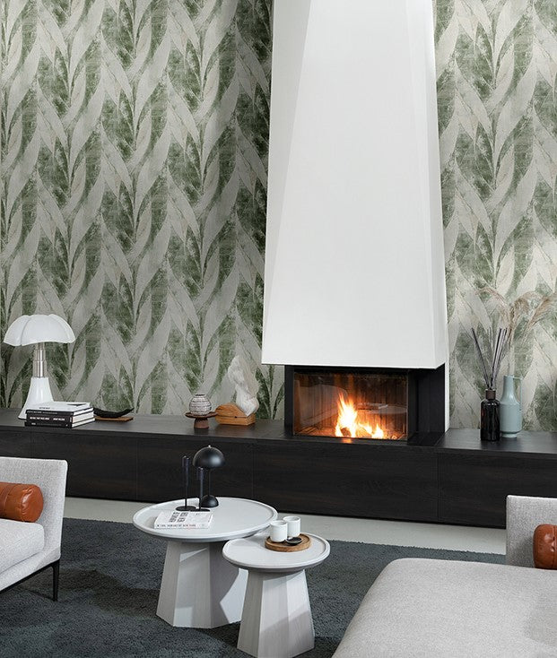 4096-520057 Blake Moss Leaf Wallpaper