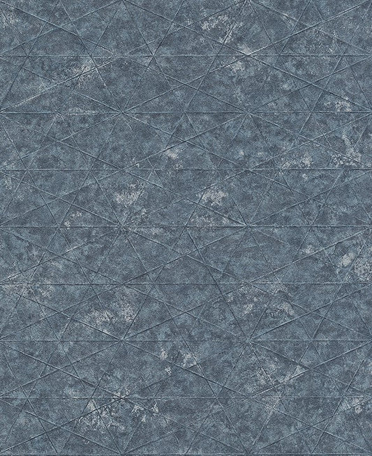 4096-554366 Seth Indigo Triangle Wallpaper