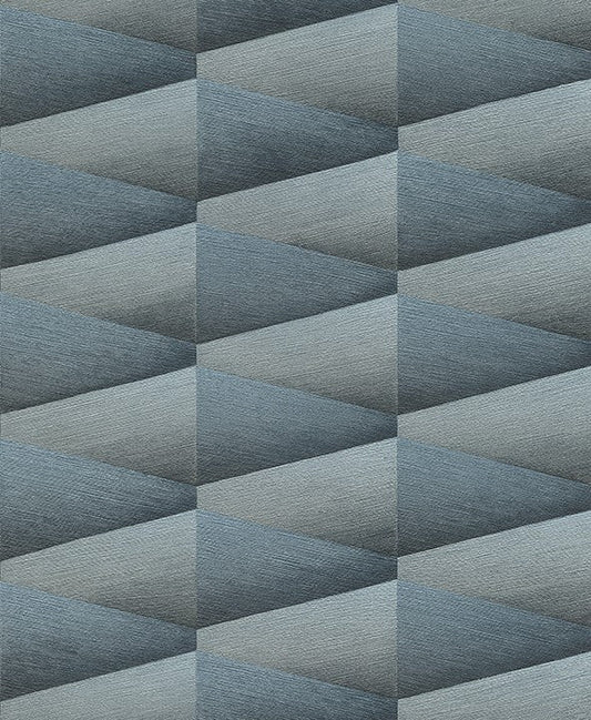 4096-554656 Shae Indigo Geo Wallpaper