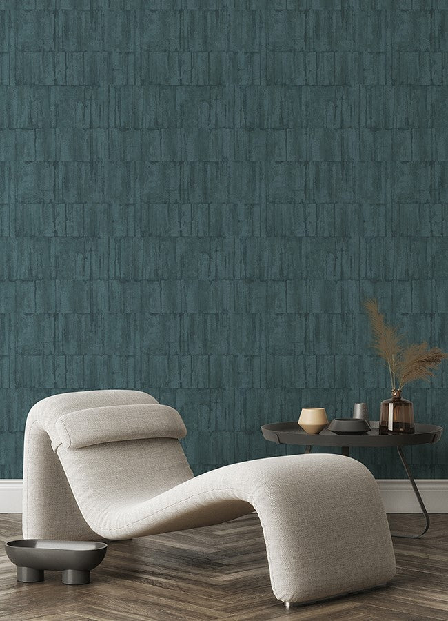 4096-560336 Buck Teal Horizontal Wallpaper