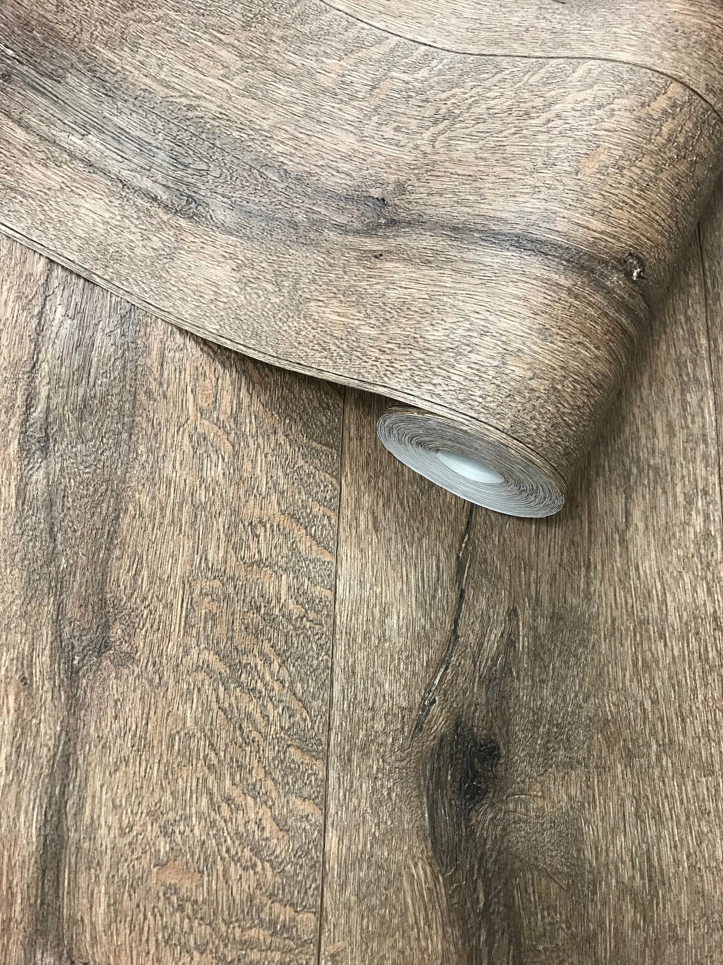 Wood Plank Realistic Textured Matte Wallpaper