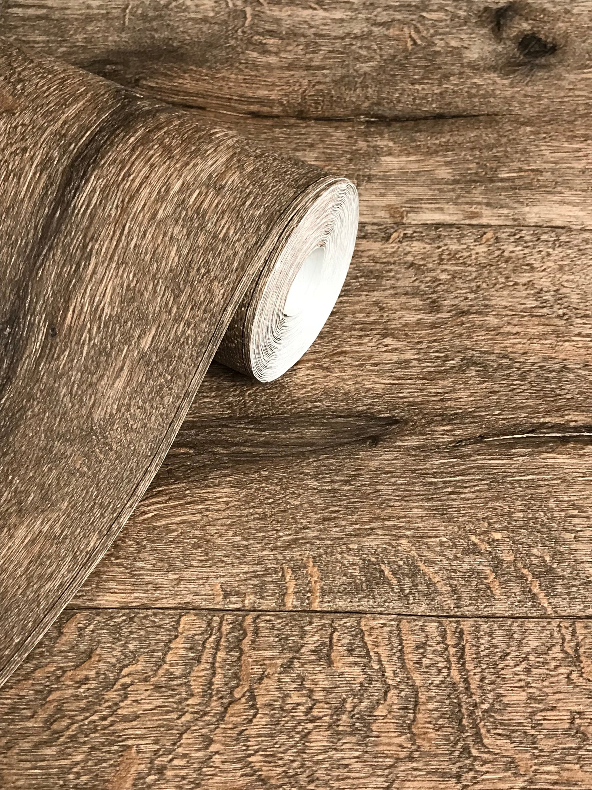 Wood Plank Realistic Textured Matte Wallpaper