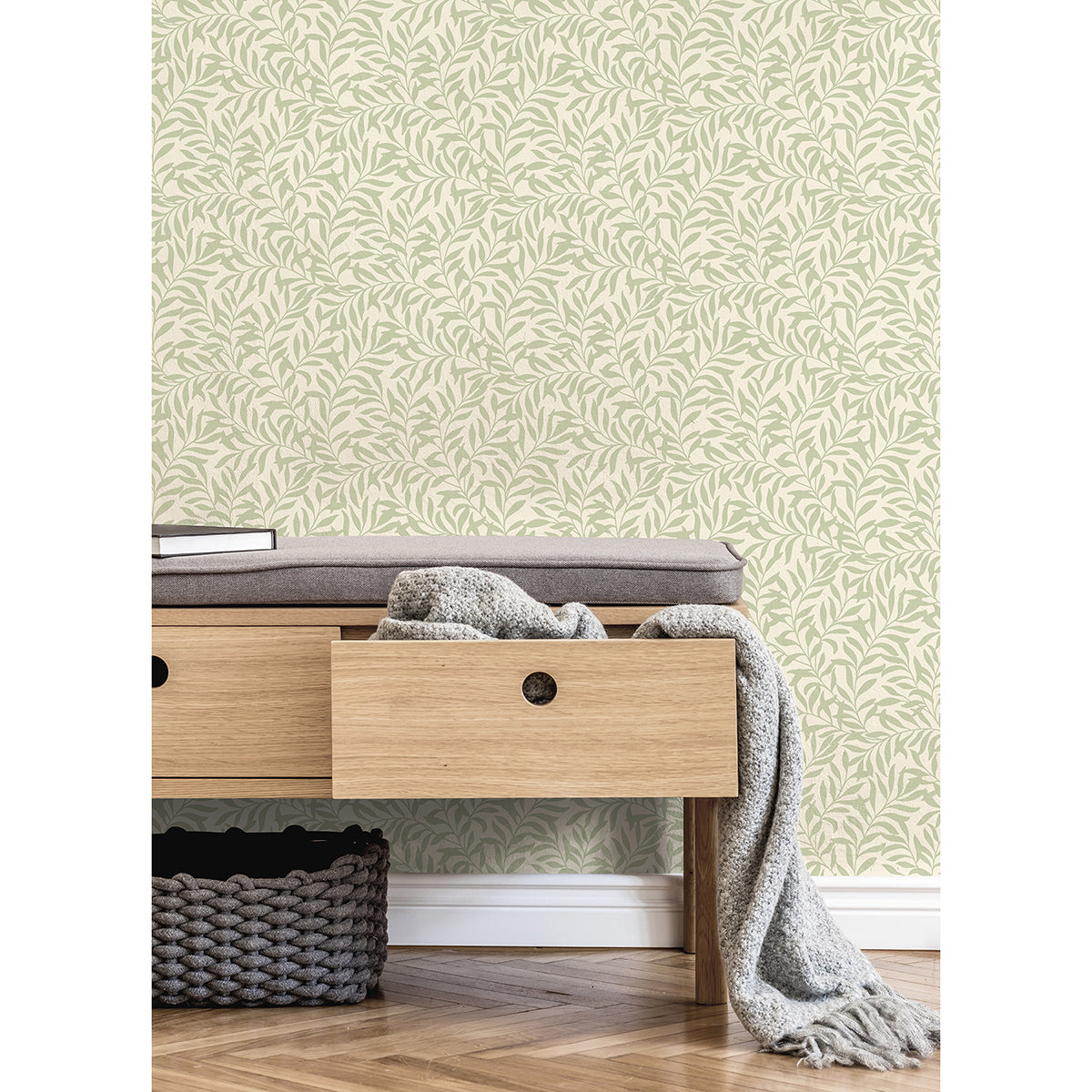 M1667 Salix Sage Leaf Wallpaper