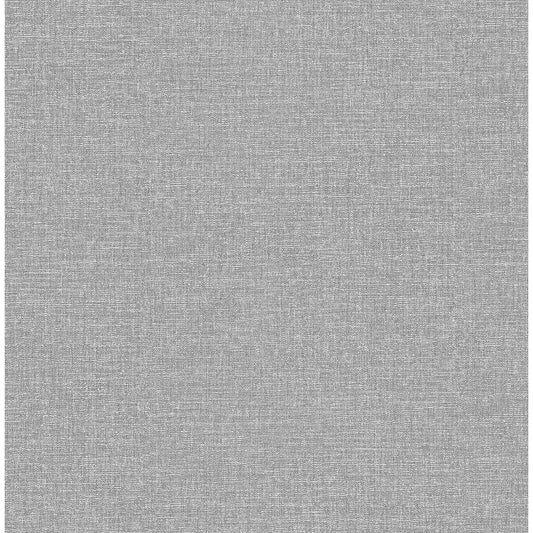 M1702 Glen Dark Grey Linen Wallpaper