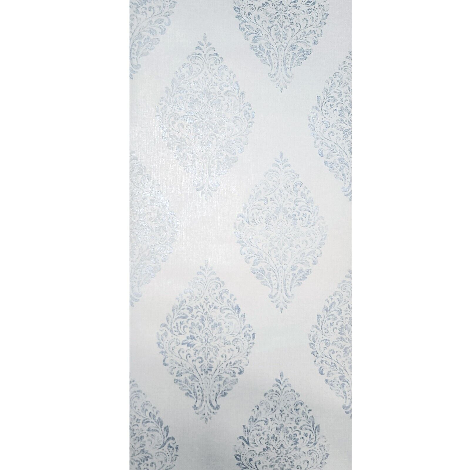 2834-25044 PASCALE LIGHT GREY MEDALLION WALLPAPER rolls Victorian wallcoverings