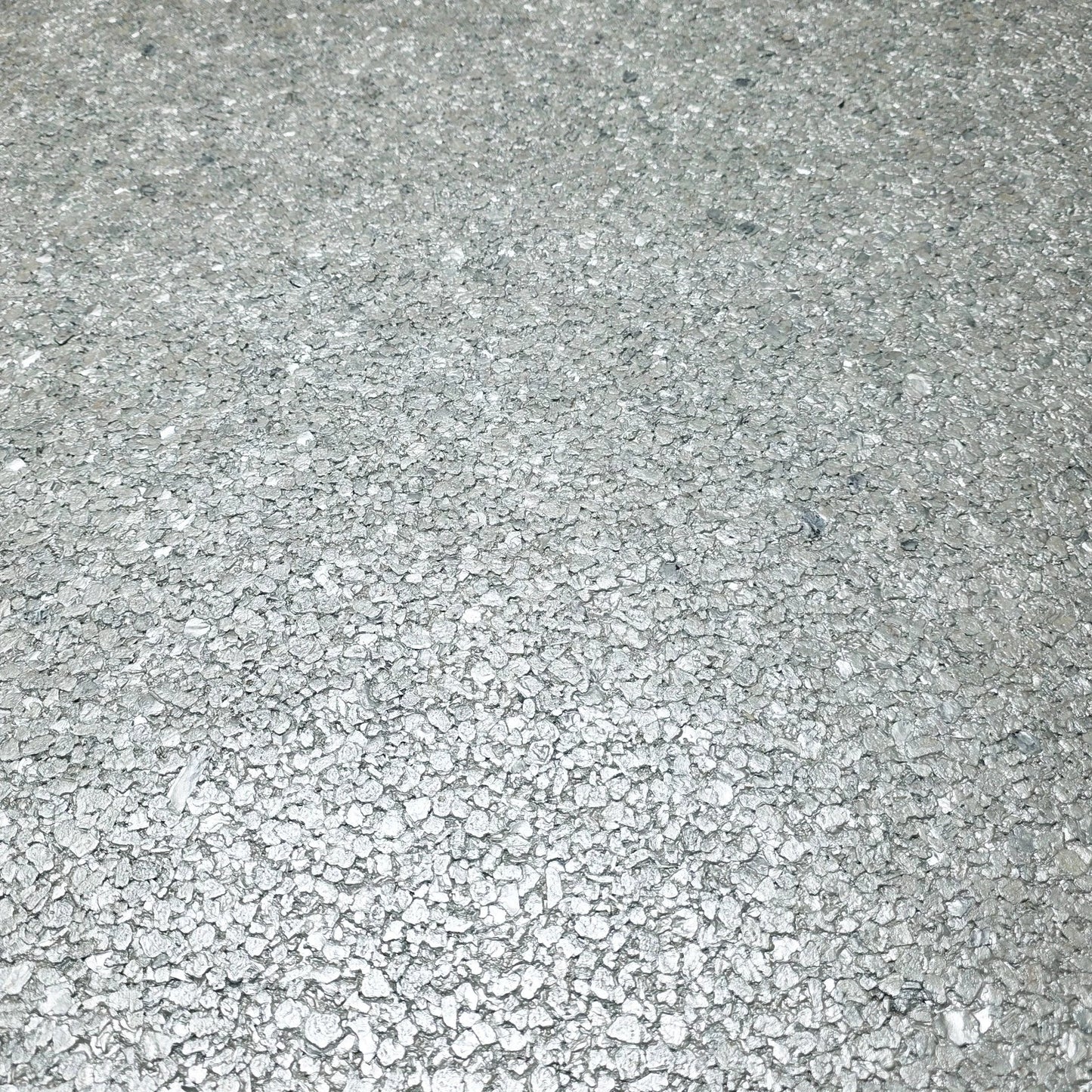 WM0002MBP Gray silver metallic Pearl Big Chip Natural Real Mica Stone Wallpaper Textured