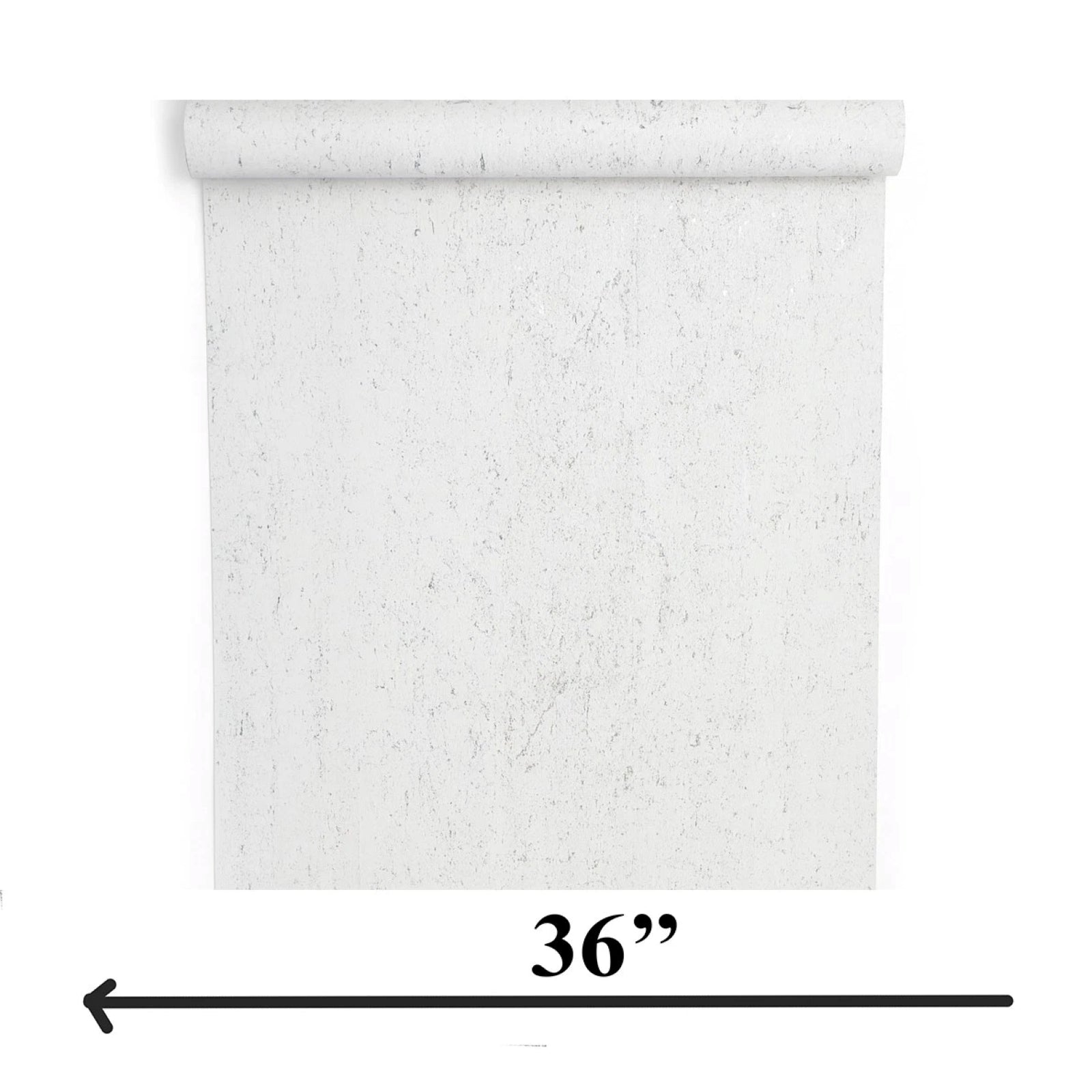 WM011KCS Real Natural cork matte off white silver metallic foil textured modern Wallpaper