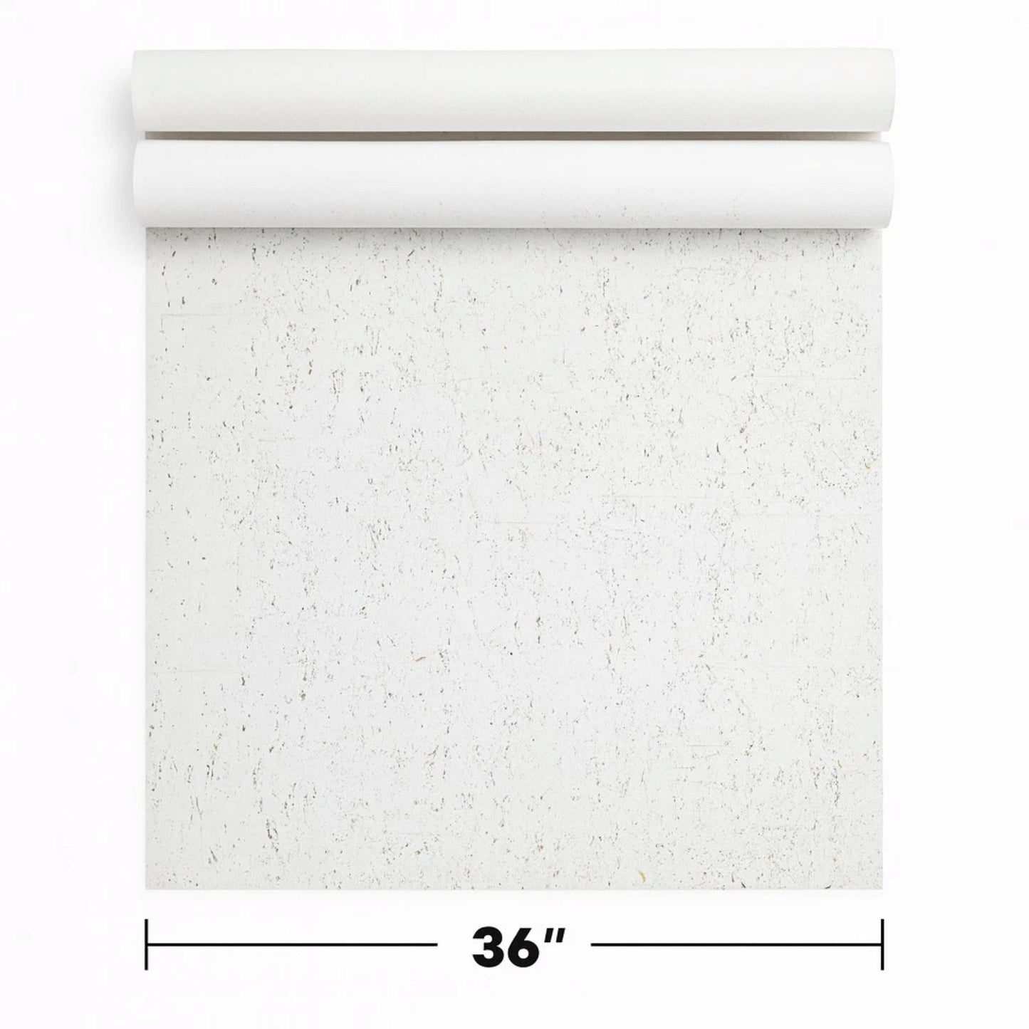 WM012KCG Real natural cork textured matte white gold metallic foil modern eco Wallpaper