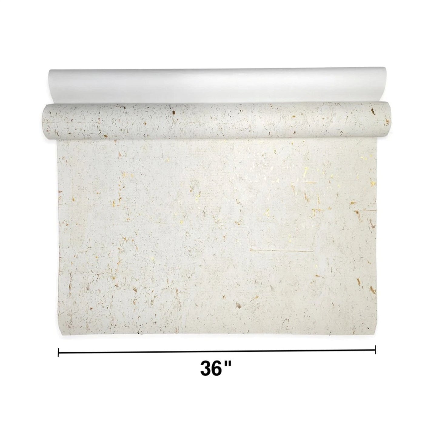 WM014KCG Real natural cork textured golden off white gold metallic foil modern Wallpaper