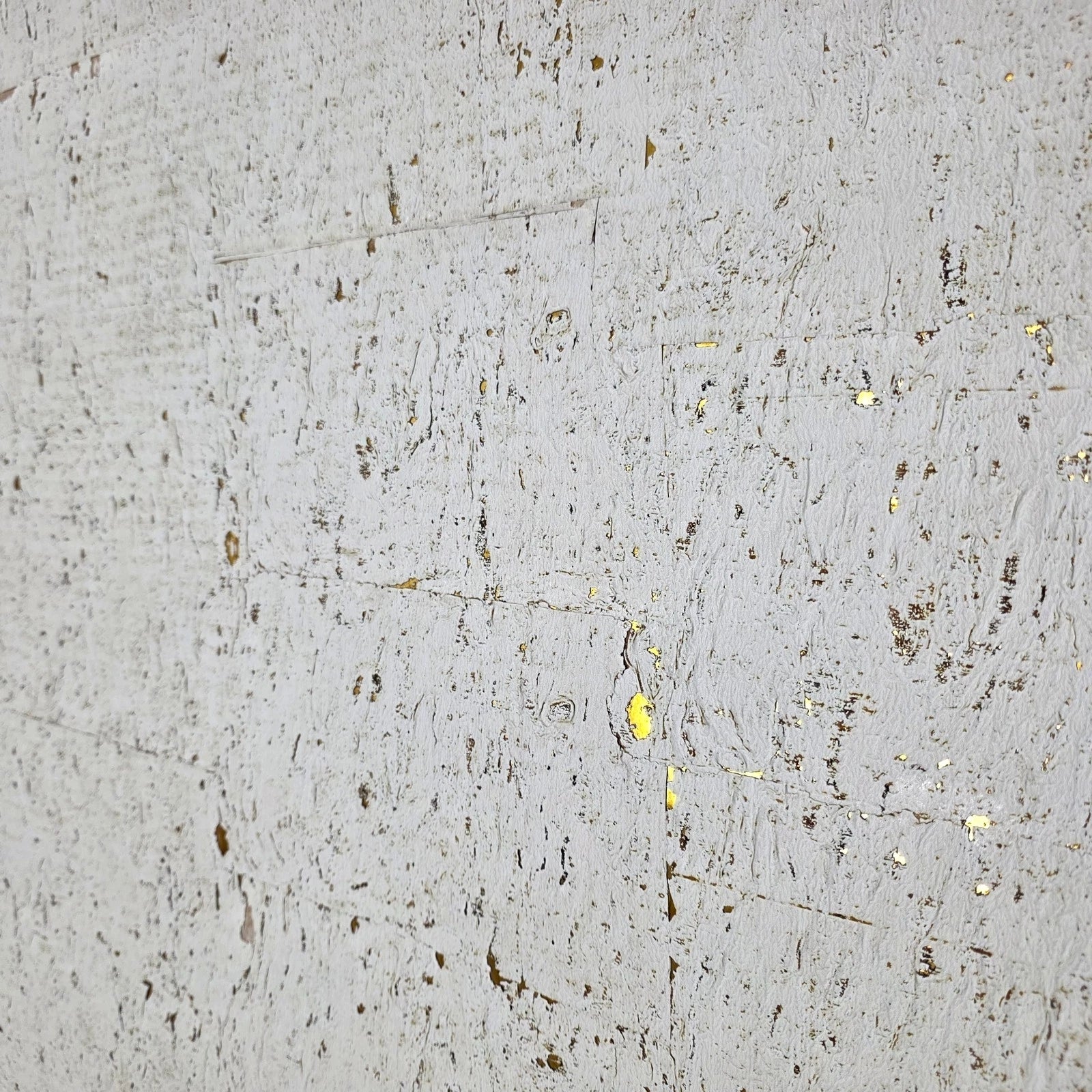 WM014KCG Real natural cork textured golden off white gold metallic foil modern Wallpaper