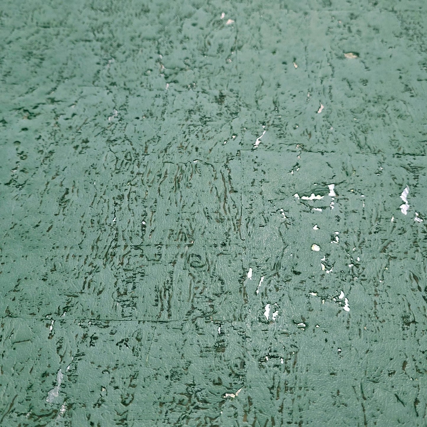WM017KCS Real natural cork matte mint green silver metallic textured eco modern Wallpaper