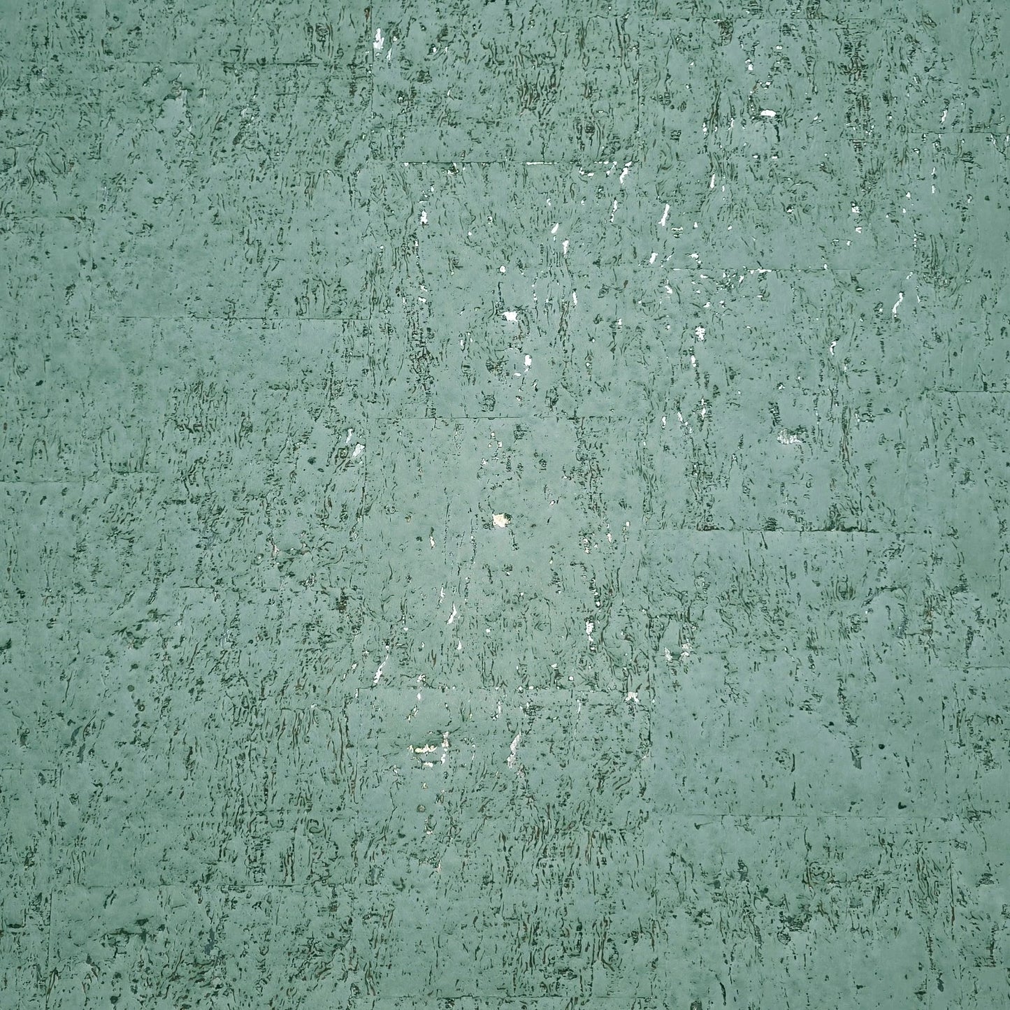 WM017KCS Real natural cork matte mint green silver metallic textured eco modern Wallpaper
