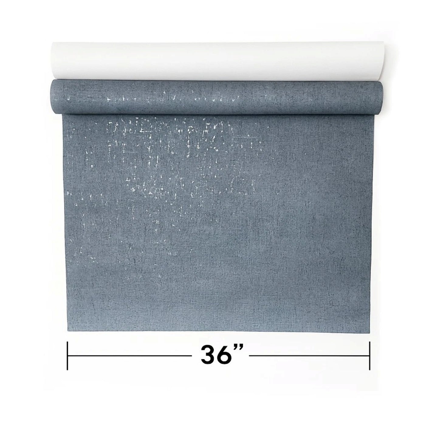 WM018KCS Real Natural cork matte blue gray silver metallic foil textured modern Wallpaper