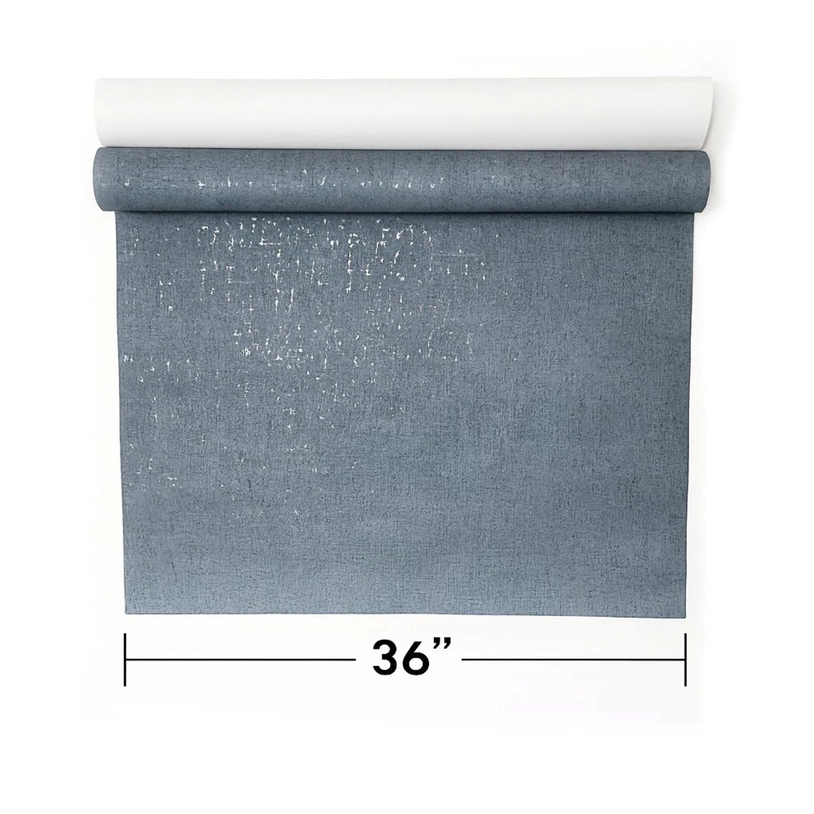 WM018KCS Real Natural cork matte blue gray silver metallic foil textured modern Wallpaper