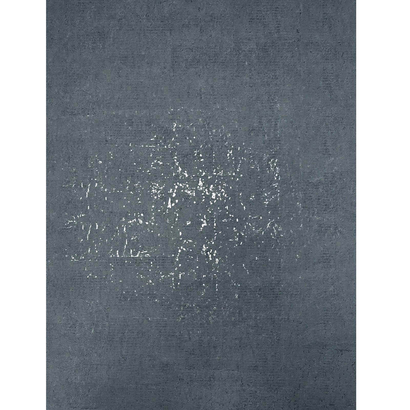 WM018KCS Real Natural cork matte blue gray silver metallic foil textured modern Wallpaper
