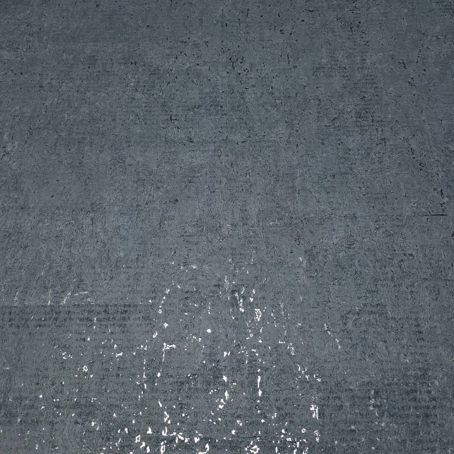 WM018KCS Real Natural cork matte blue gray silver metallic foil textured modern Wallpaper