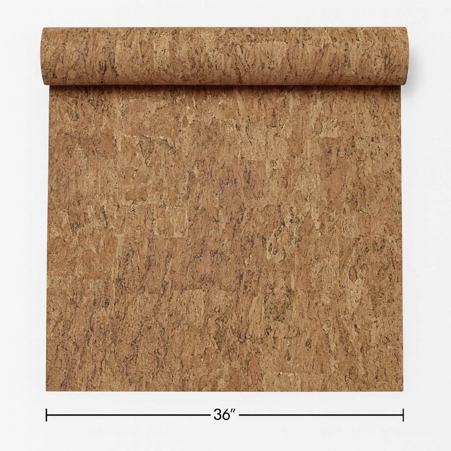 WM022KCC Real Natural cork organic sand brown copper metallic foil textured eco Wallpaper
