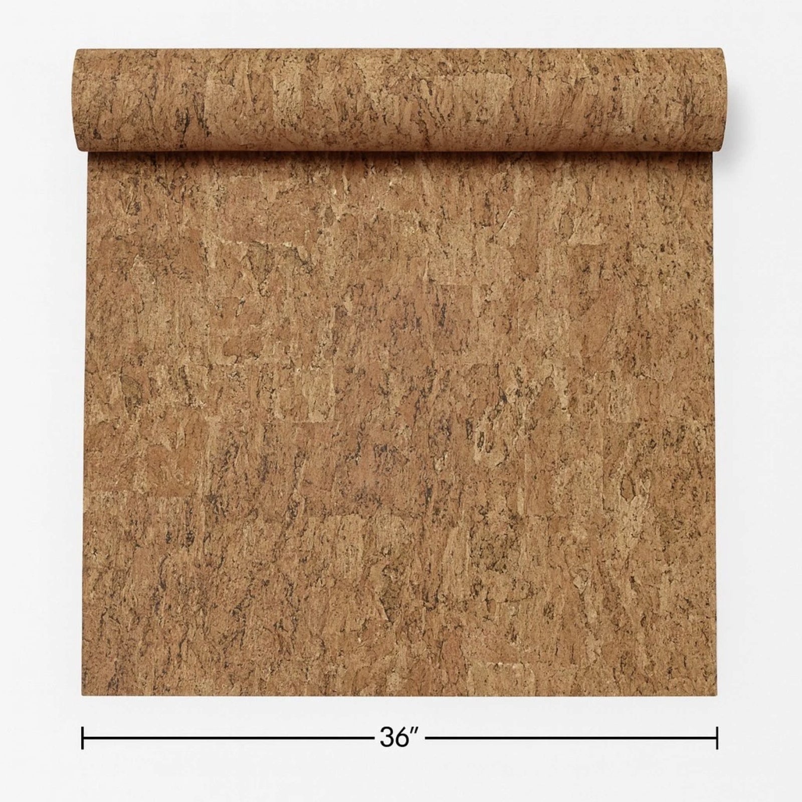 WM022KCC Real Natural cork organic sand brown copper metallic foil textured eco Wallpaper