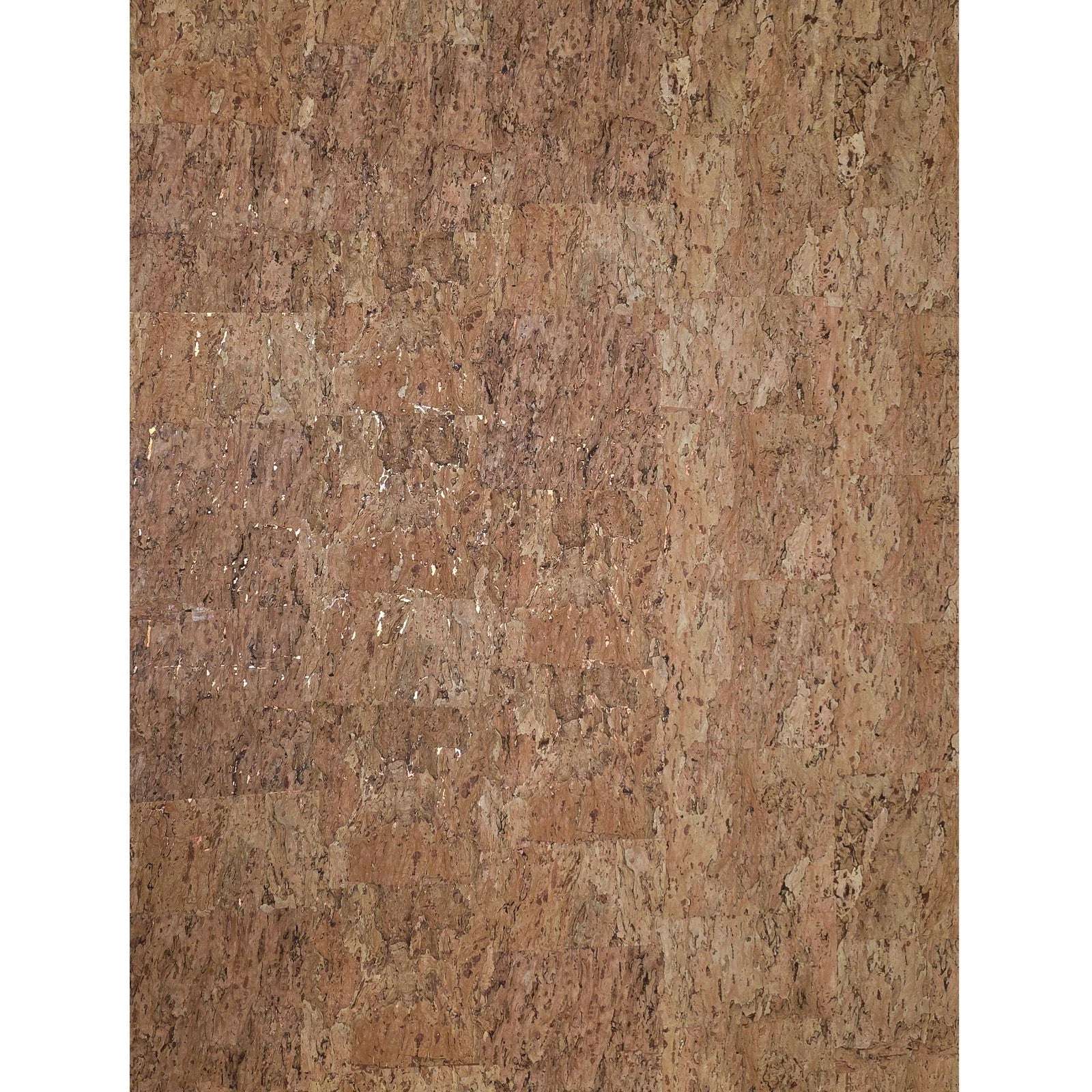WM022KCC Real Natural cork organic sand brown copper metallic foil textured eco Wallpaper