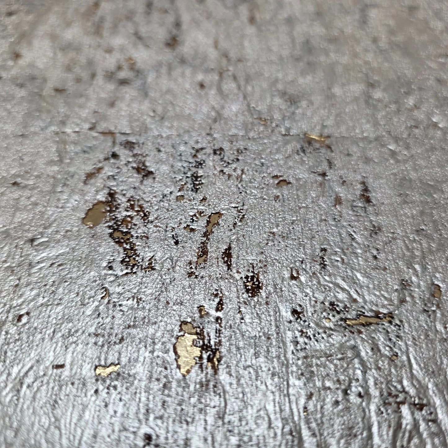 WM024KCG Real Natural cork rose cream pearl silver gold metallic foil textured Wallpaper