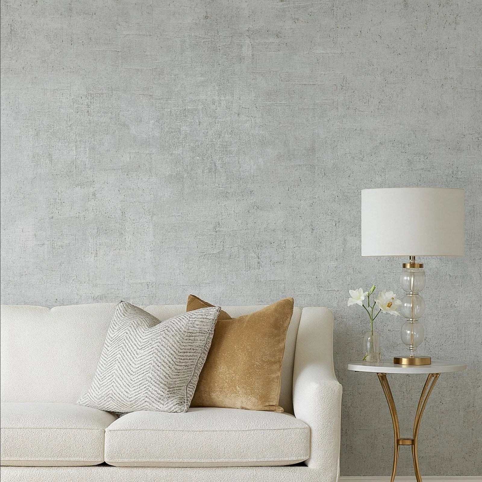 WM024KCG Real Natural cork rose cream pearl silver gold metallic foil textured Wallpaper
