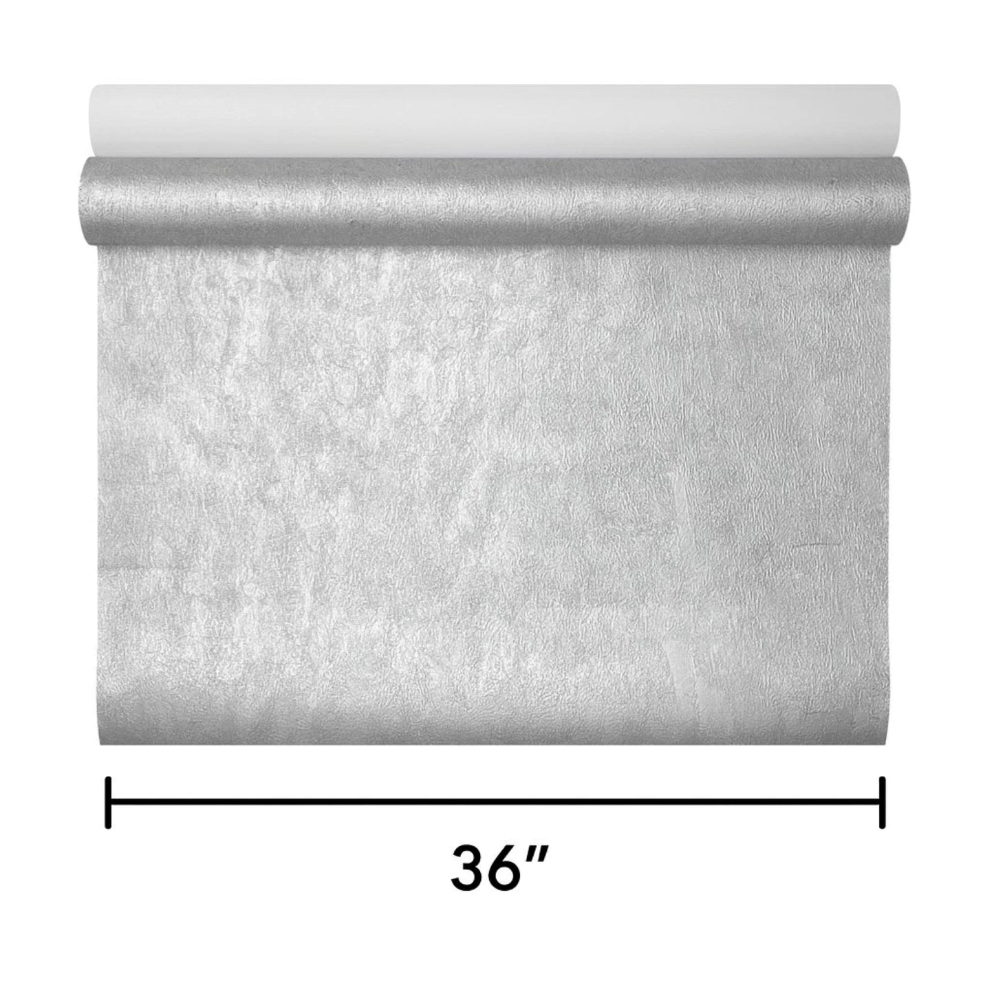 WM025KCS Real Natural cork silver on metallic foil textured Wallpaper modern wallcovering