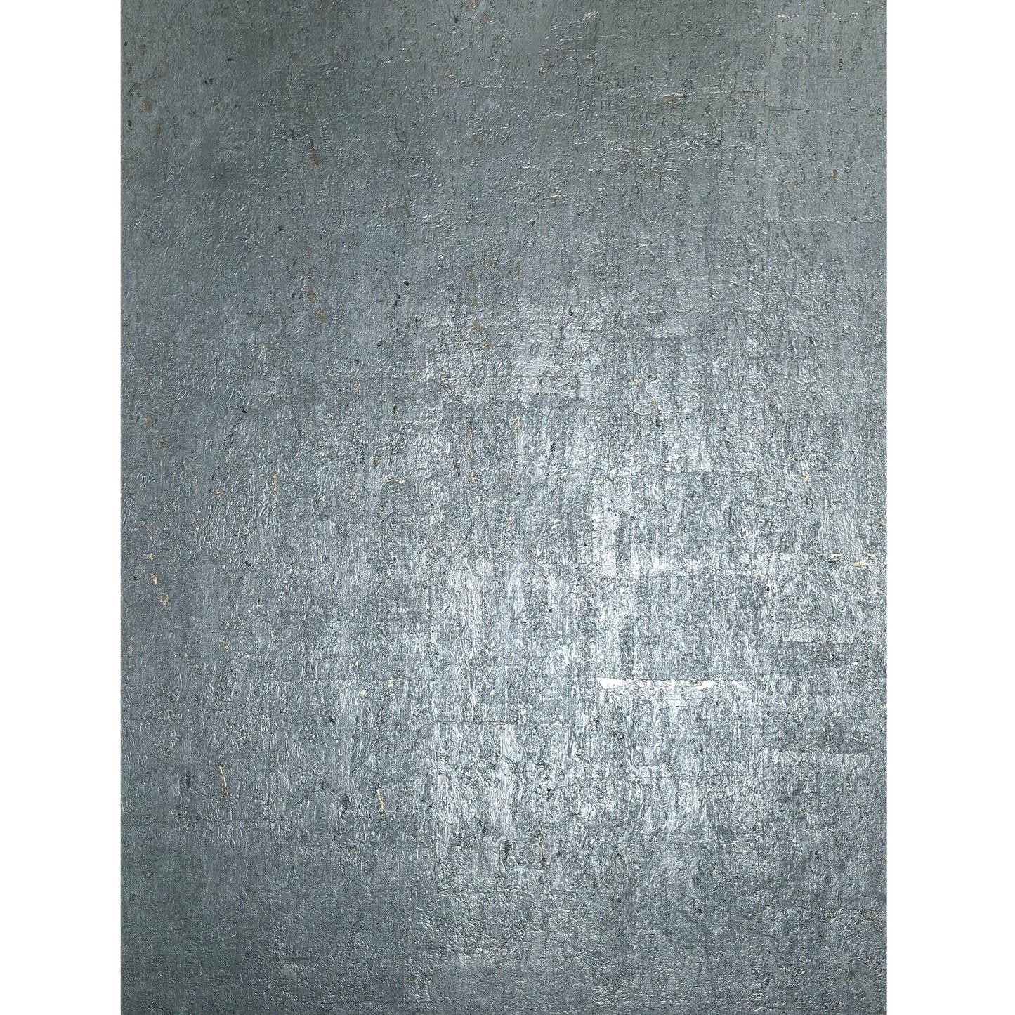 WM029KCG Real Natural cork wallcovering gray silver gold metallic foil textured Wallpaper