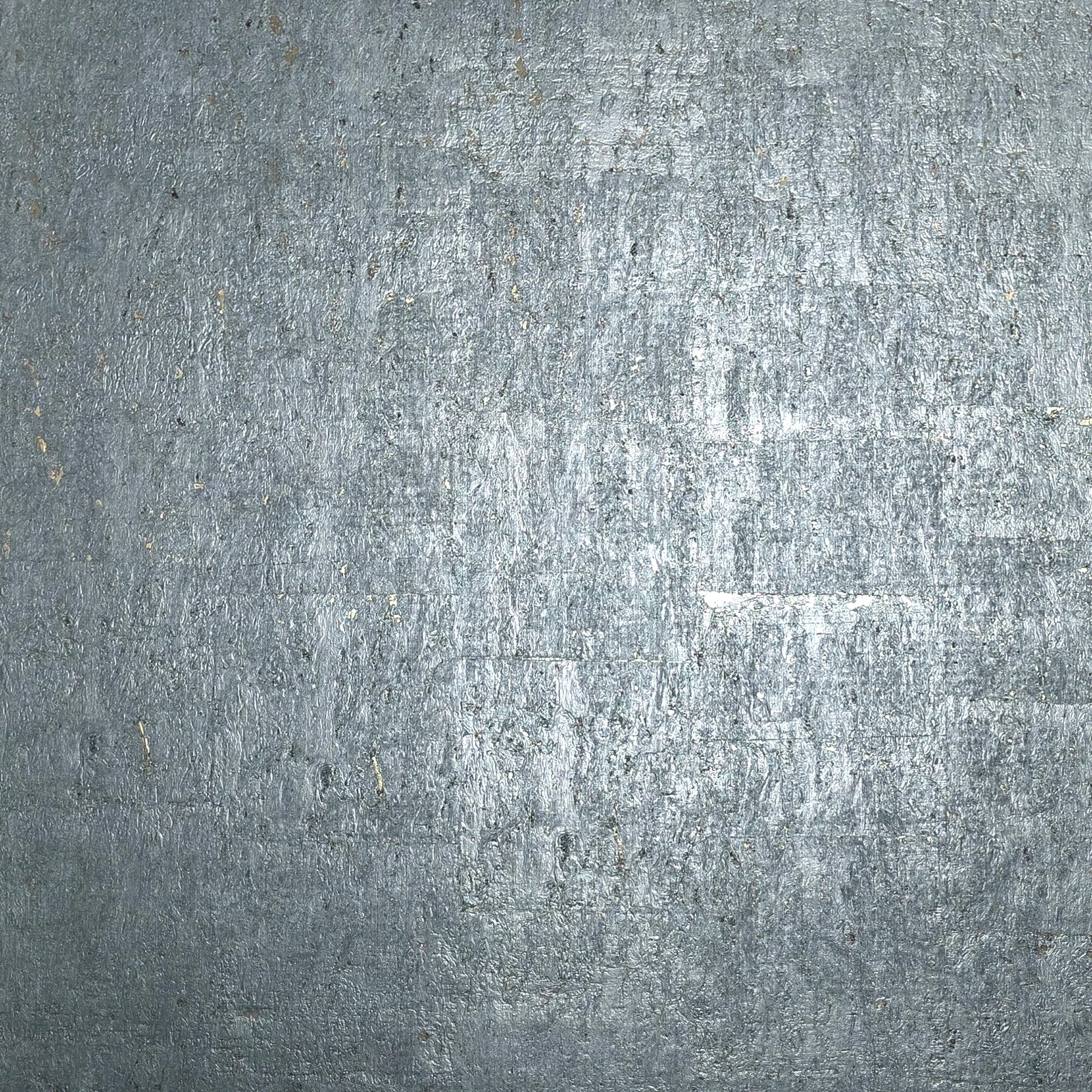 WM029KCG Real Natural cork wallcovering gray silver gold metallic foil textured Wallpaper