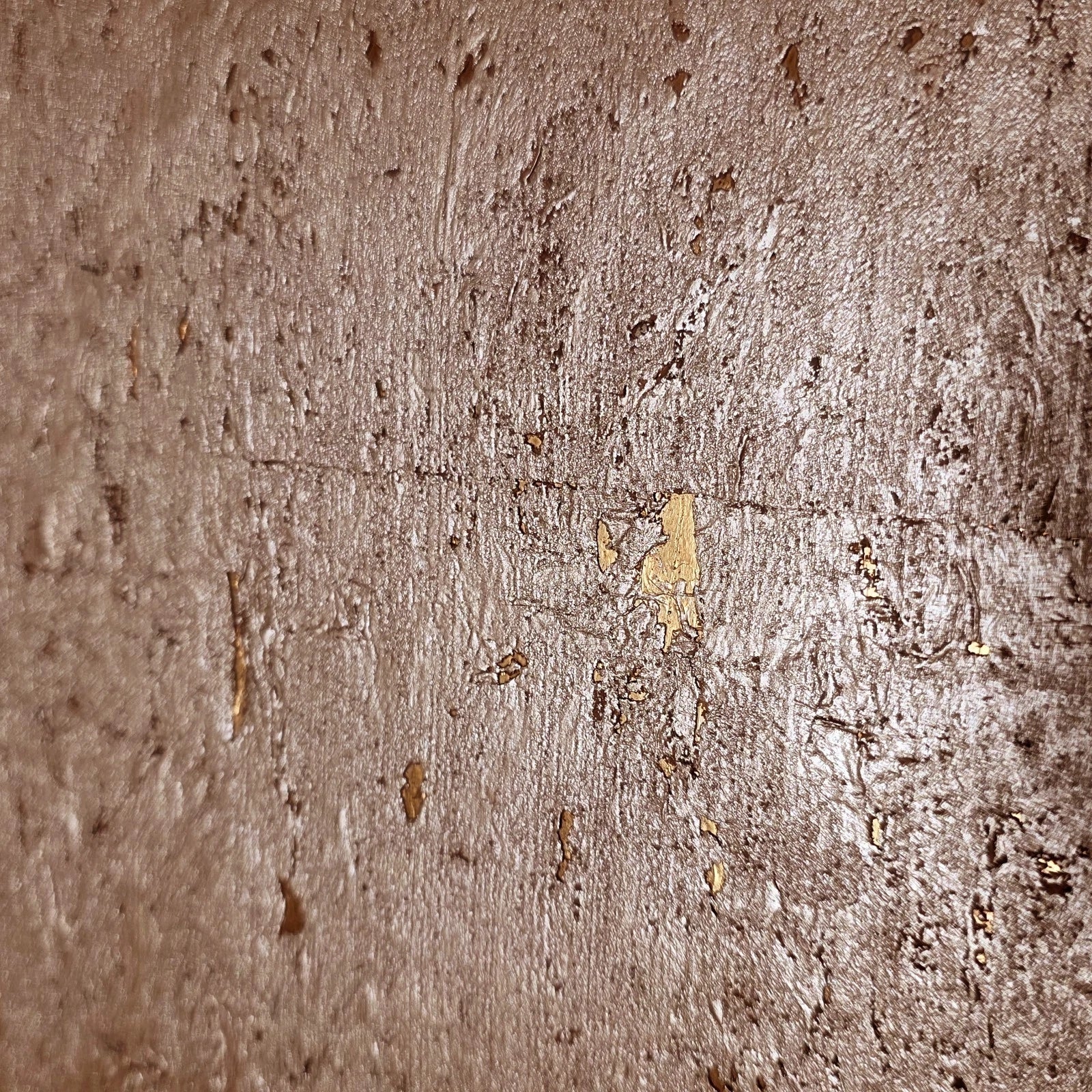 WM032KCG Real Natural cork organic rose gold cream metallic textured modern eco Wallpaper