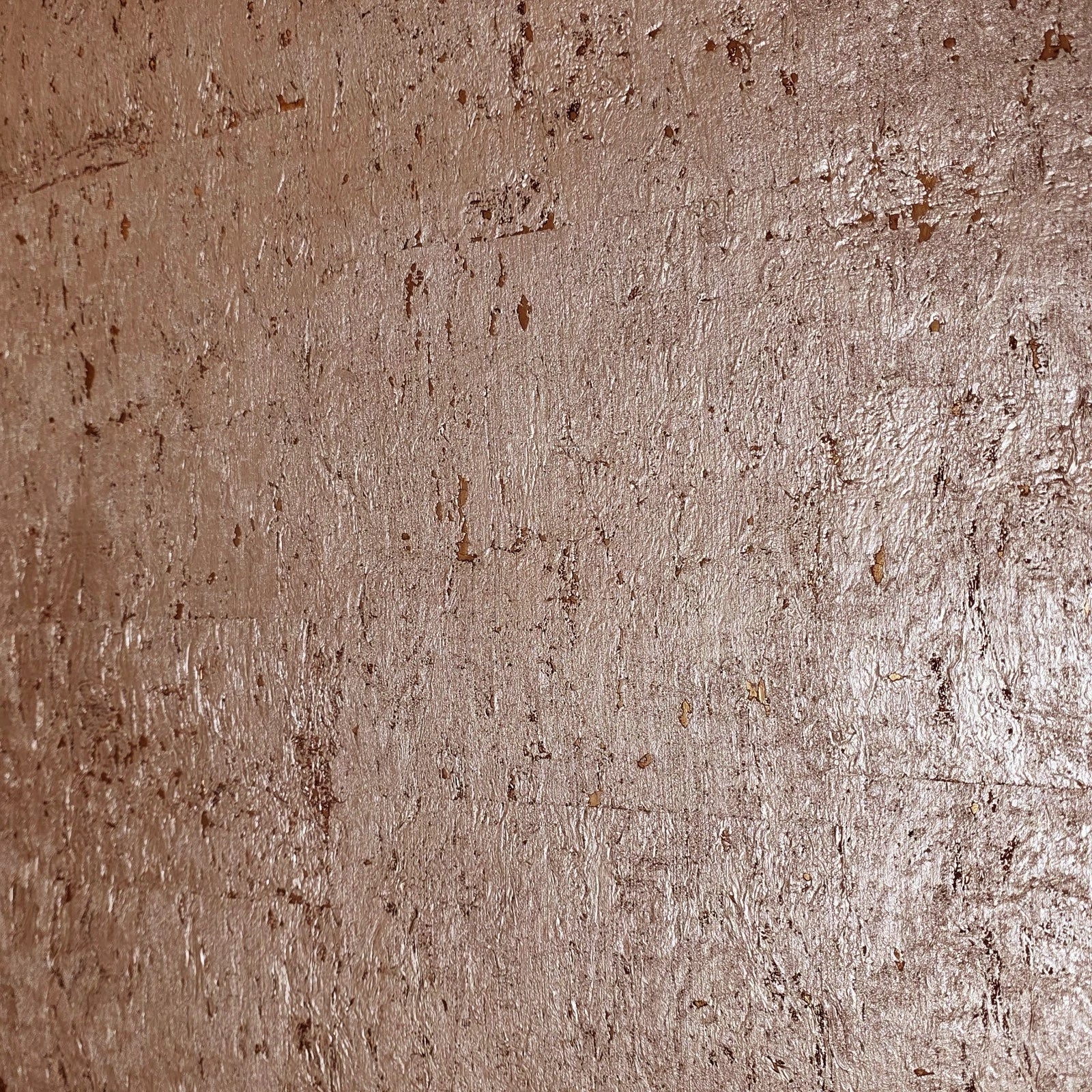 WM032KCG Real Natural cork organic rose gold cream metallic textured modern eco Wallpaper