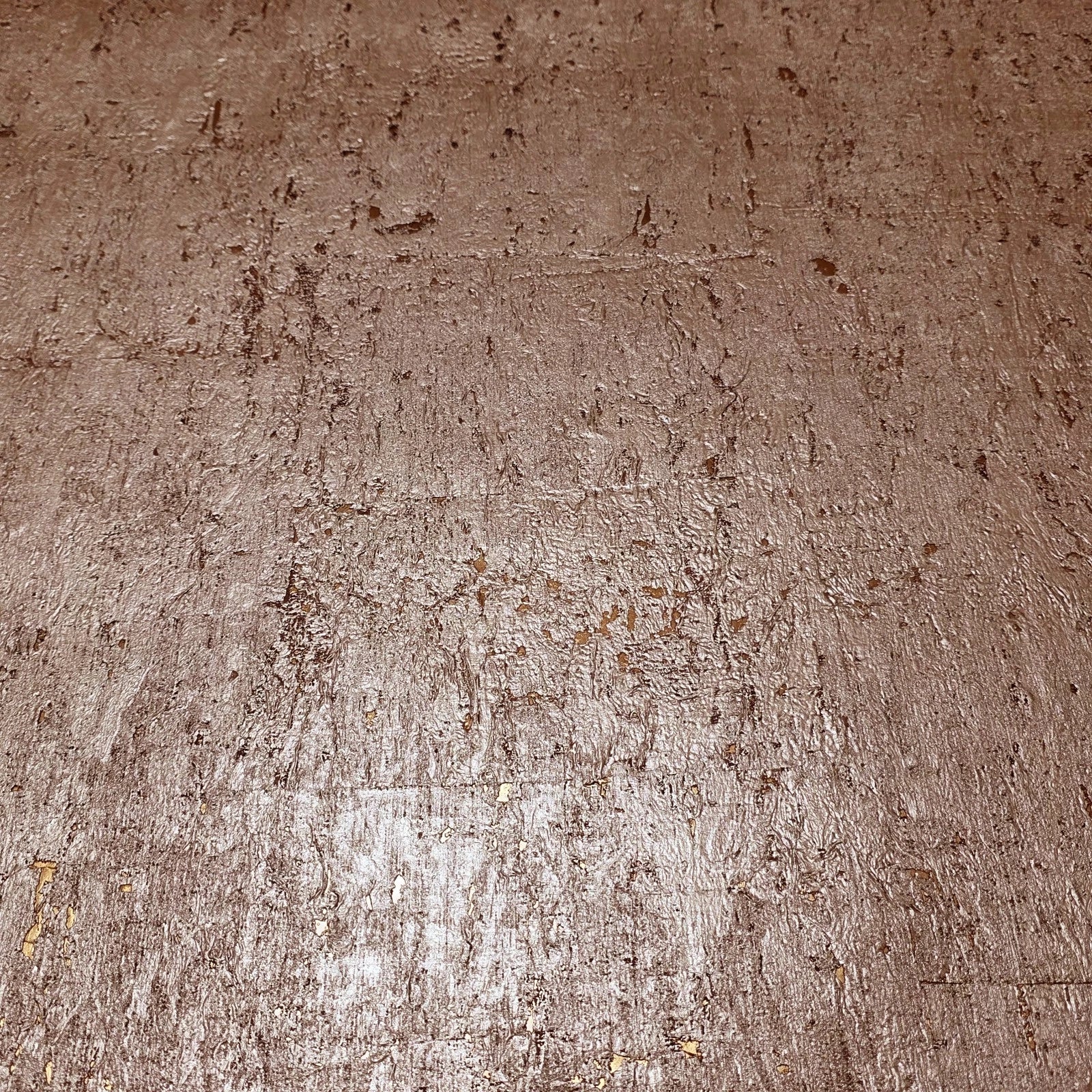 WM032KCG Real Natural cork organic rose gold cream metallic textured modern eco Wallpaper
