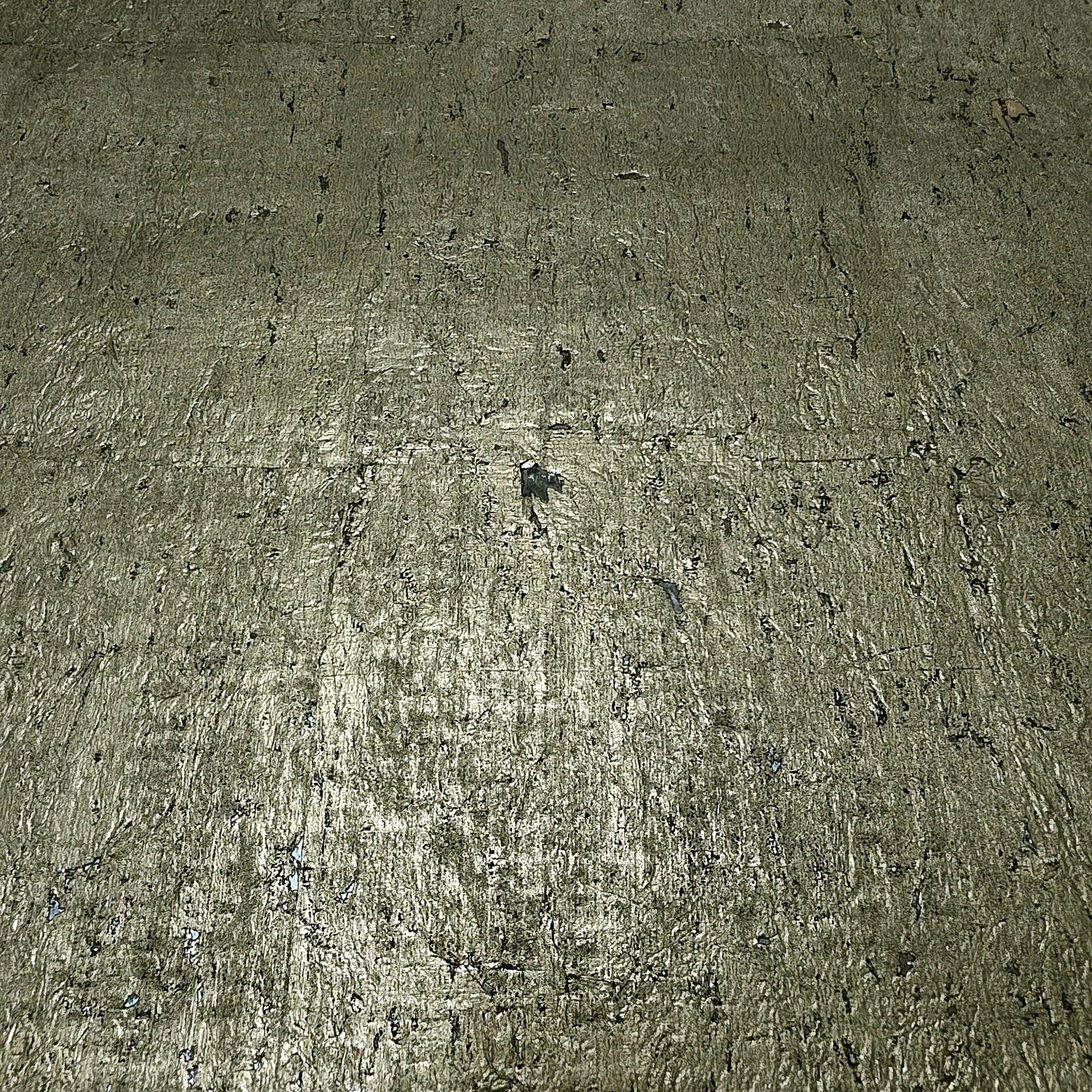 WM034KCG Real Natural cork organic Brass metallic black textured contemporary Wallpaper