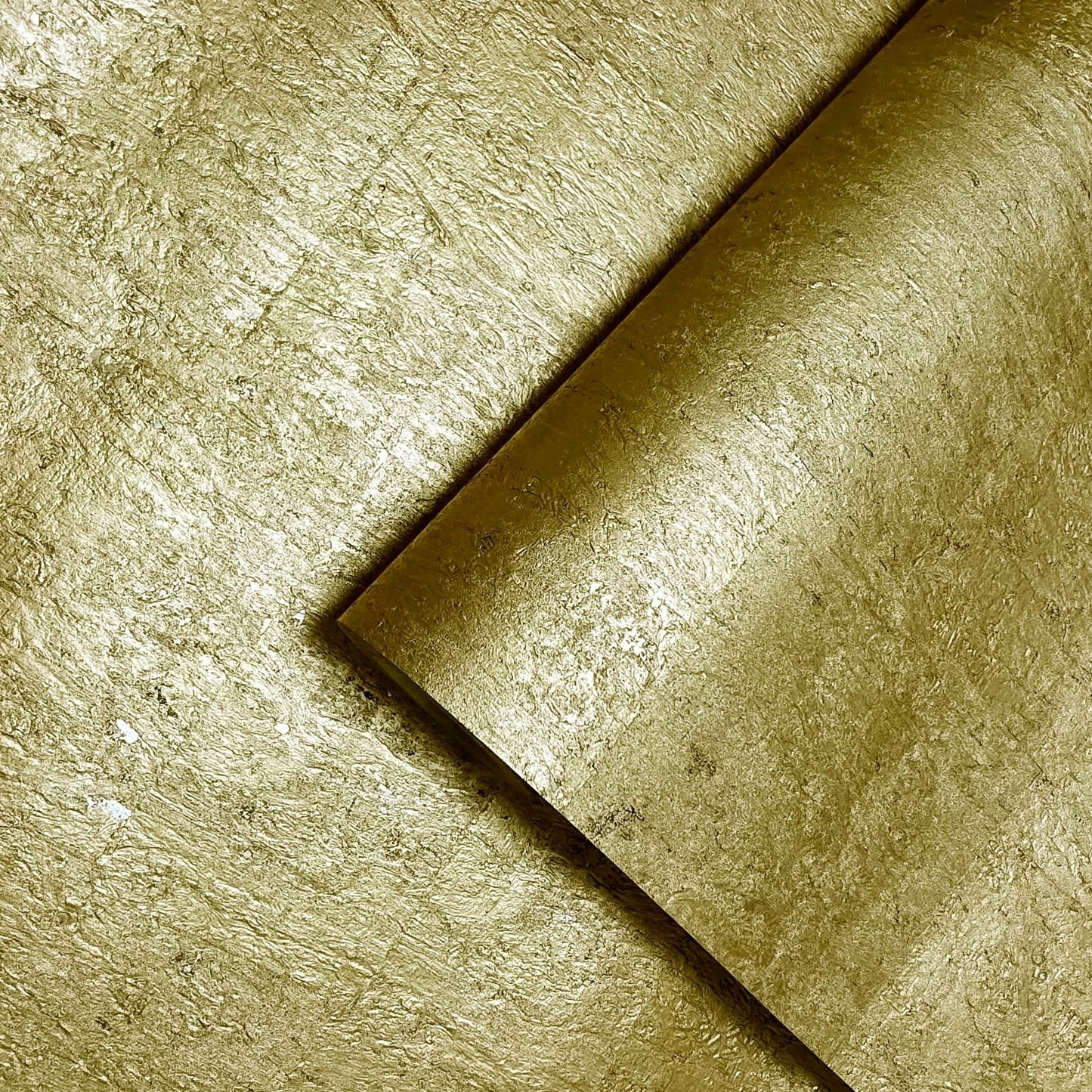 WM036KCG Real Natural cork organic gold metallic foil textured modern eco Wallpaper rolls