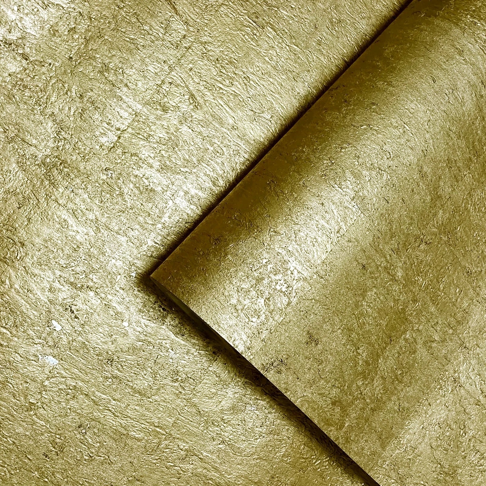 WM036KCG Real Natural cork organic gold metallic foil textured modern eco Wallpaper rolls