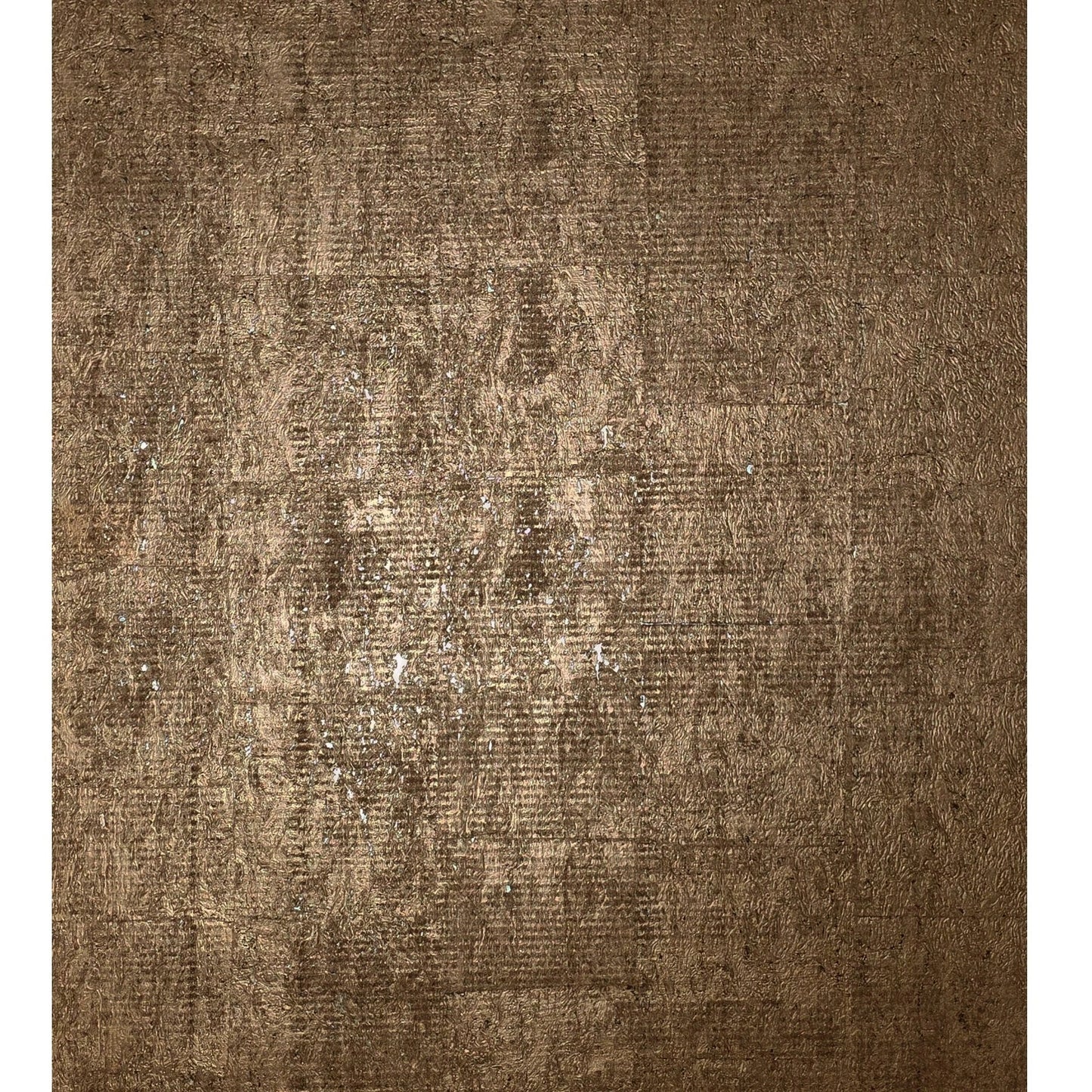 WM038KCG Real Natural cork organic Brass metallic black textured contemporary Wallpaper