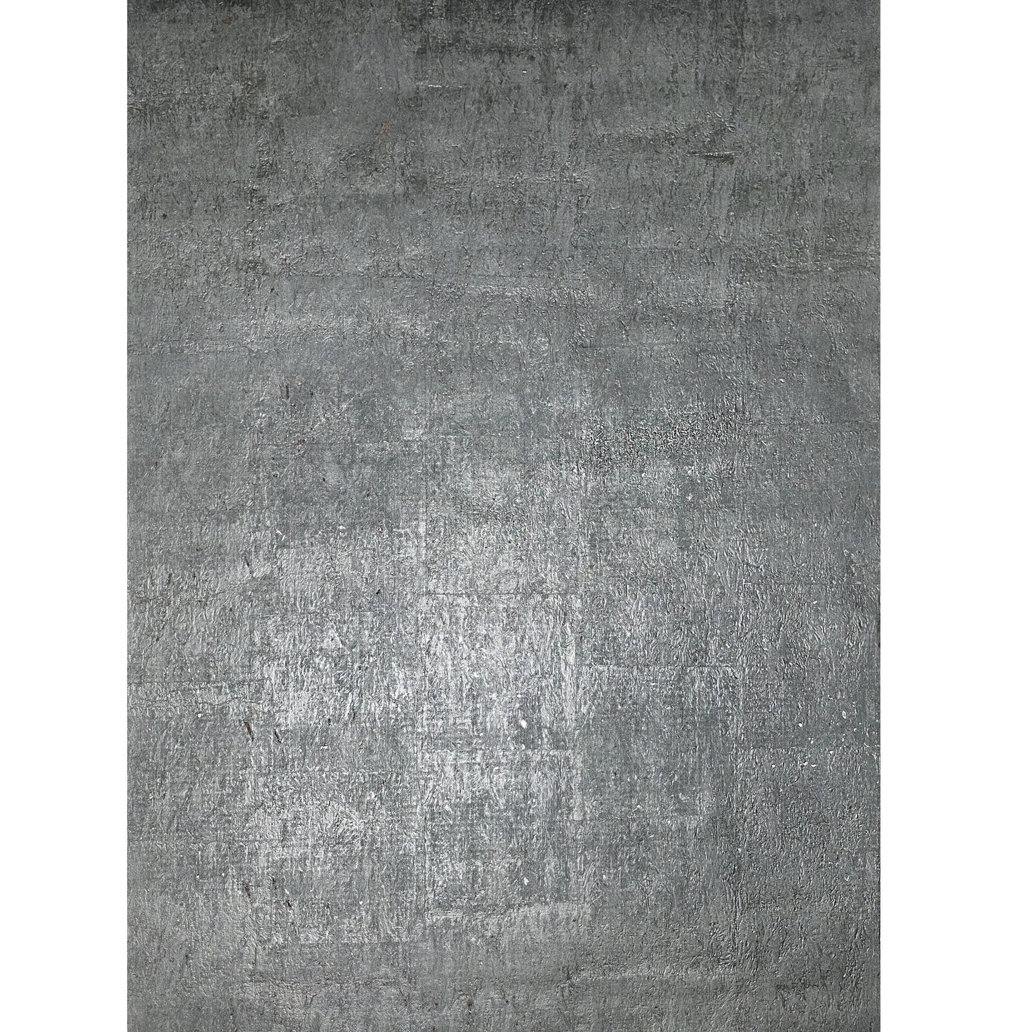 WM042KCS Real Natural cork gray platinum silver metallic foil textured modern Wallpaper