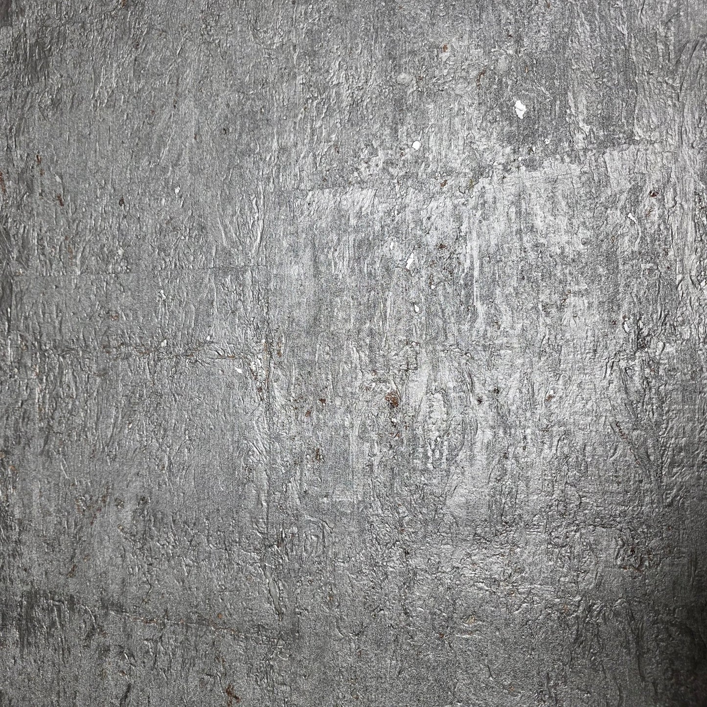 WM042KCS Real Natural cork gray platinum silver metallic foil textured modern Wallpaper