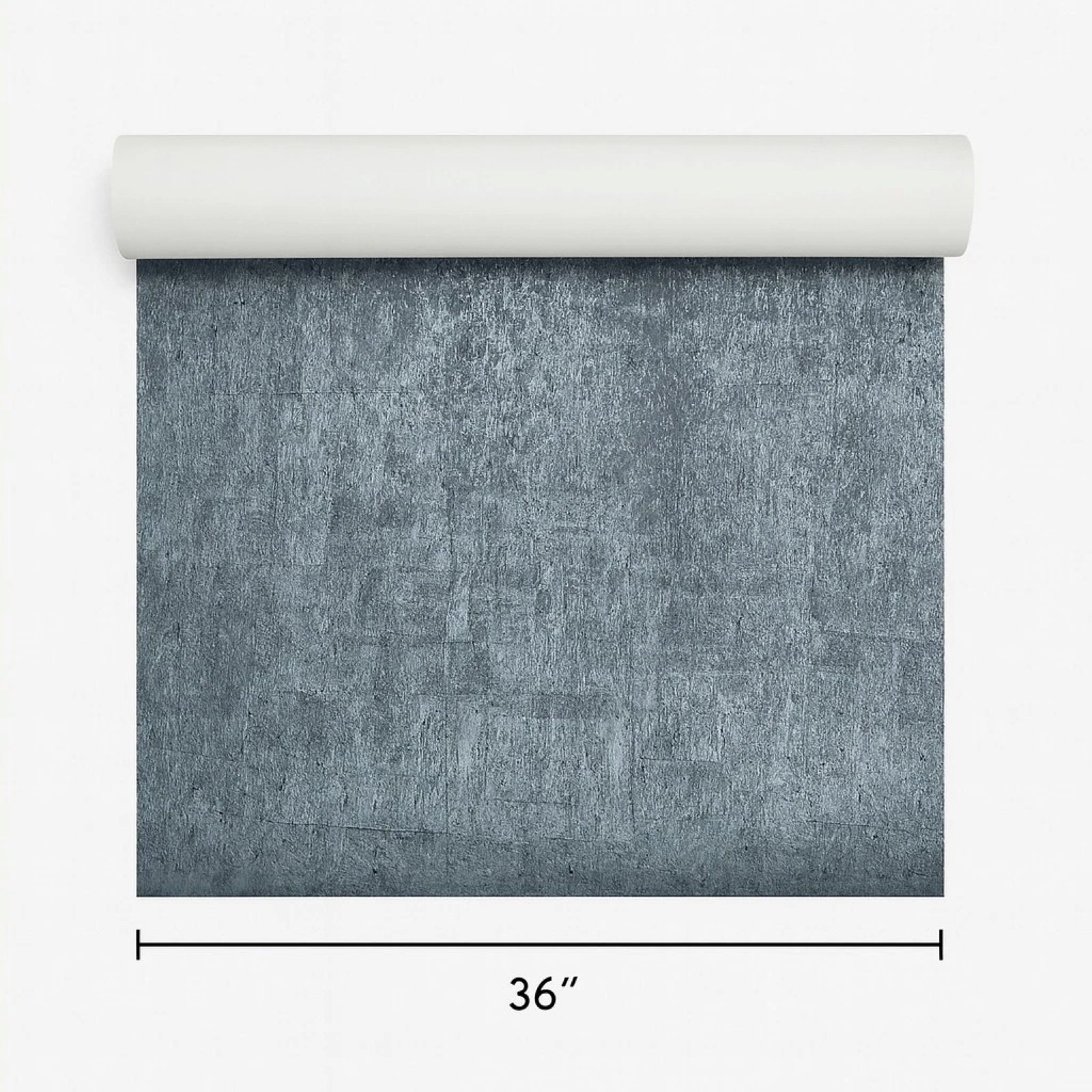 WM045KCG Real Natural cork deep steel slate blue gray silver metallic textured Wallpaper