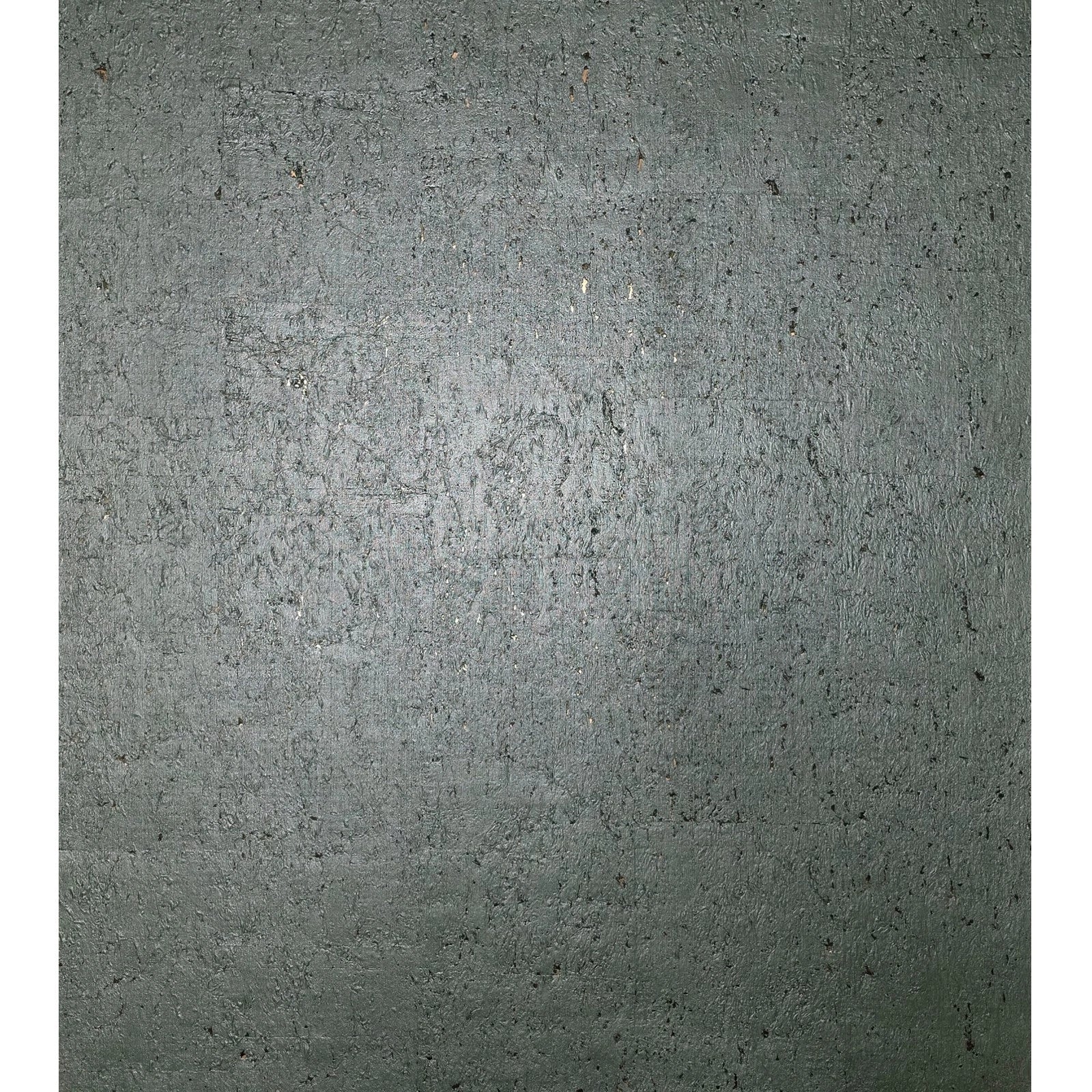 WM047KCG Real Natural cork moss green - gray metallic gold foil textured modern Wallpaper