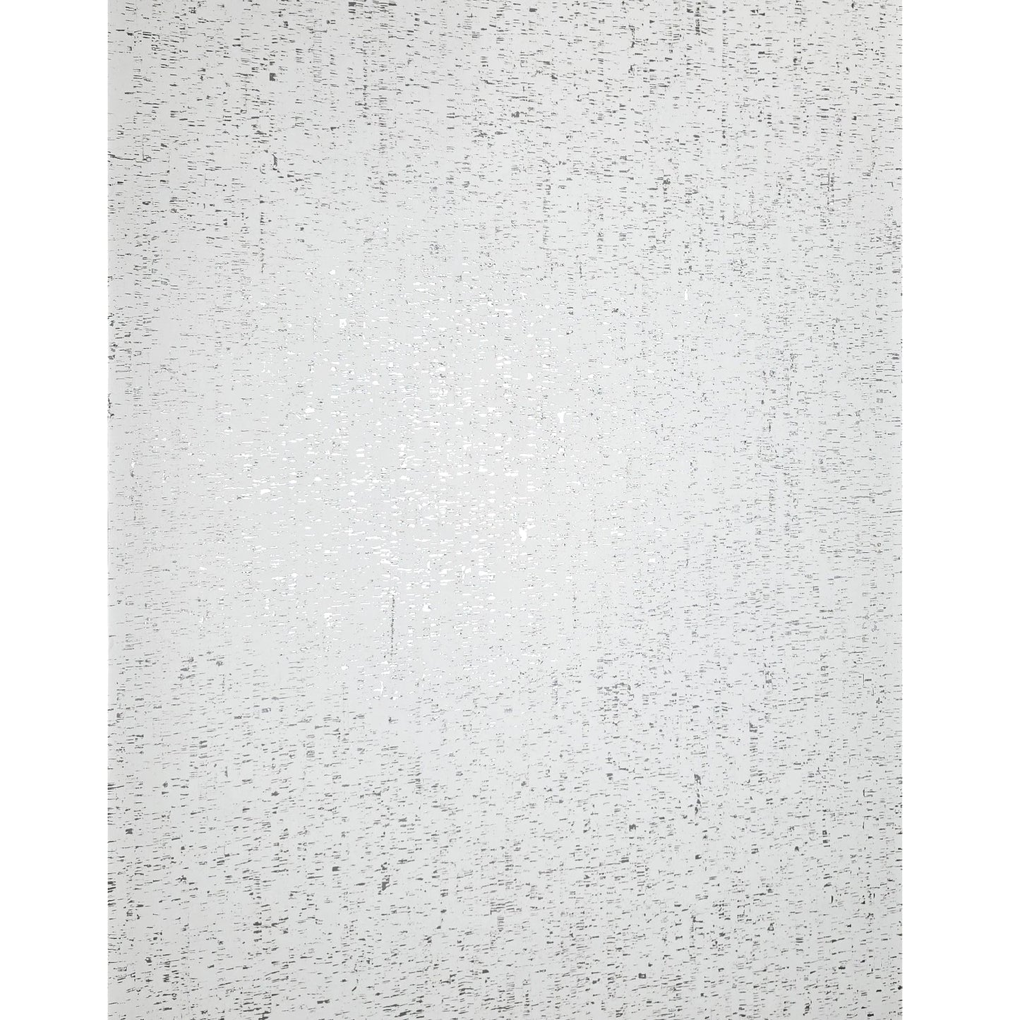 WM100001SMC Enhanced natural cork matte white silver metallic foil birch textured Wallpaper