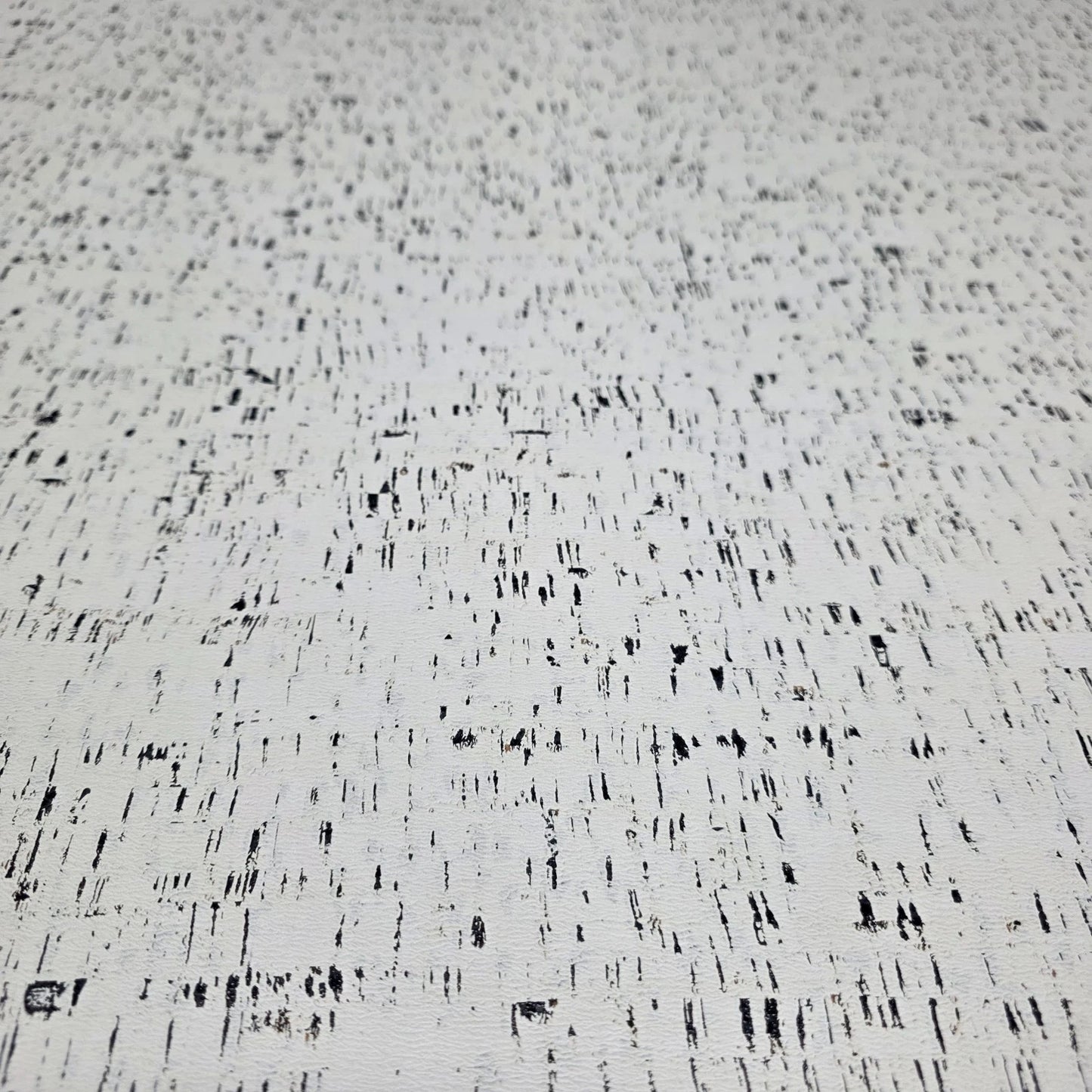 WM100100SMC Enchanced natural cork matte off white black birch textured eco modern Wallpaper